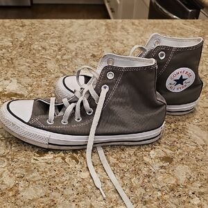 Converse Gray High-Top Sneakers